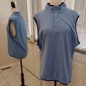 2/$50 Blue Fleece Vest - Size Medium
